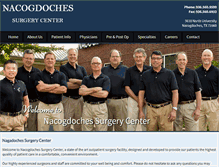 Tablet Screenshot of nacogdochessurgerycenter.com